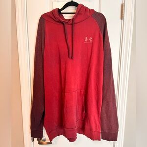 Under Armor Maroon Two-tone Hoodie